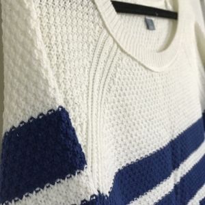 Old Navy Striped, 3/4 Length, Sweater, XL